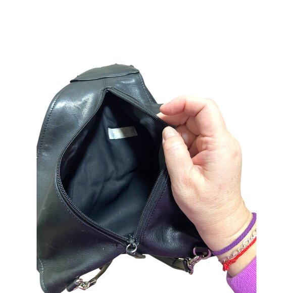 Nine West Convertible Backpack Belt Bag Black O/S - Picture 9 of 13